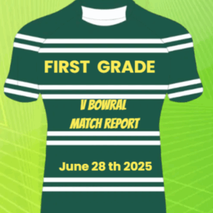 Shamrocks First Grade Faced Tough Day at the Office in Heavy Away Defeat v Bowral June 28th 2025